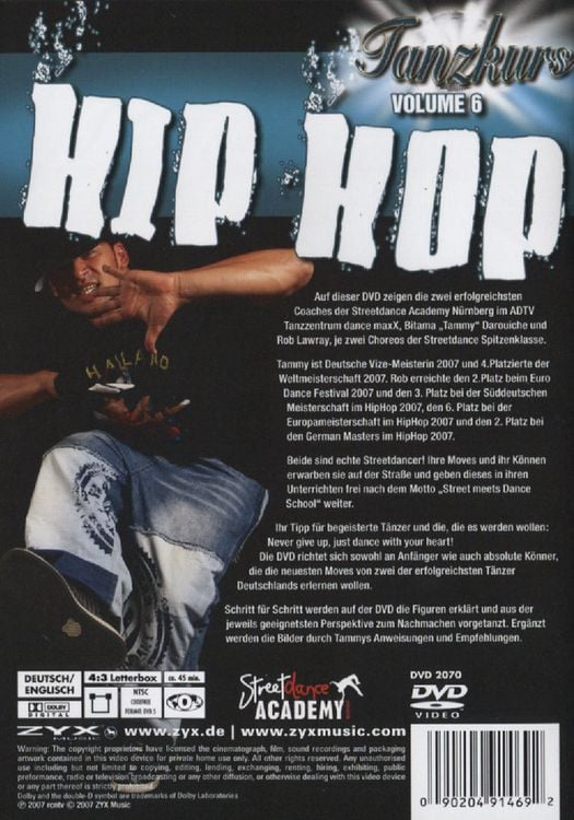 Produktbild: Tanzkurs Volume 6 - Hip Hop