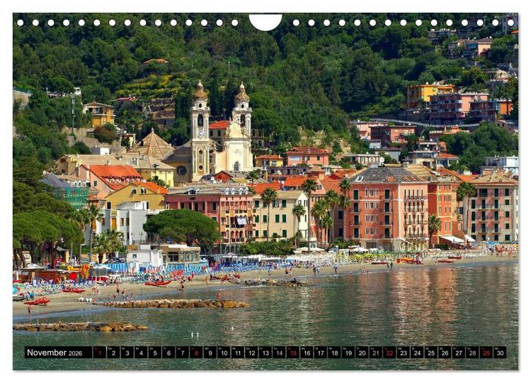 Produktbild: Riviera di Ponente (Wandkalender 2026 DIN A4 quer), CALVENDO Monatskalender