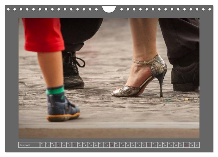 Produktbild: Tango feet (Wandkalender 2026 DIN A4 quer), CALVENDO Monatskalender