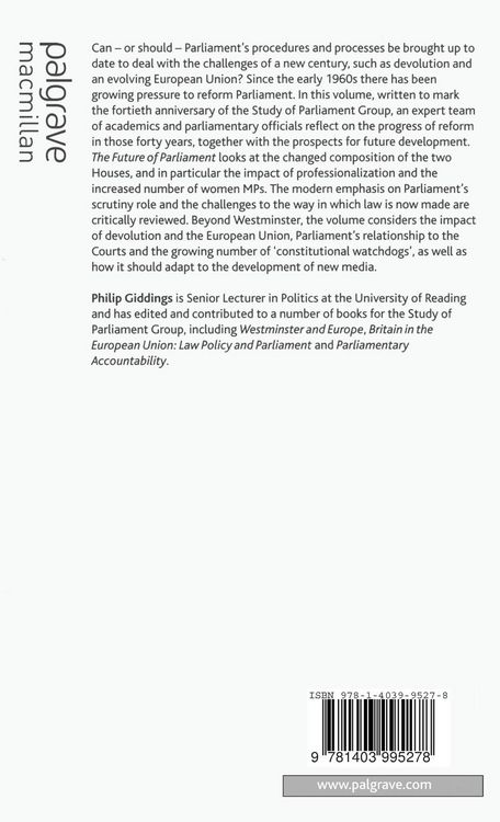 Produktbild: The Future of Parliament