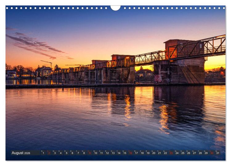 Produktbild: Epische Sonnenunterg&auml;nge im Rhein-Neckar-Kreis (Wandkalender 2026 DIN A3 quer), CALVENDO Monatskalender