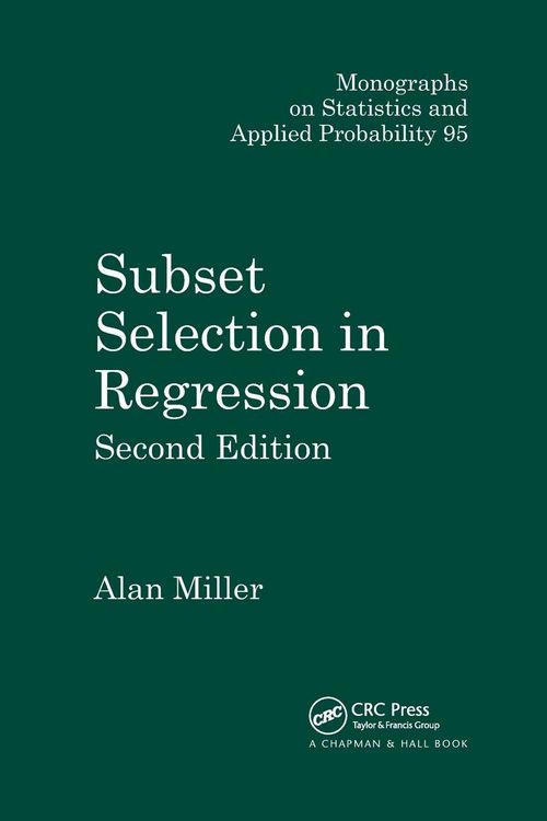 Produktbild: Subset Selection in Regression
