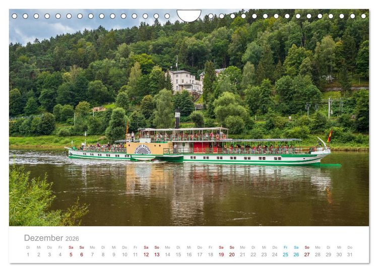 Produktbild: Sachsen - Eine stimmungsvolle Wanderung in Bildern (Wandkalender 2026 DIN A4 quer), CALVENDO Monatskalender
