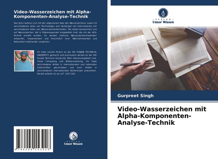 Produktbild: Video-Wasserzeichen mit Alpha-Komponenten-Analyse-Technik