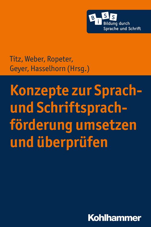 Produktbild: Konzepte zur Sprach- und Schriftsprachf&ouml;rderung umsetzen und &uuml;berpr&uuml;fen