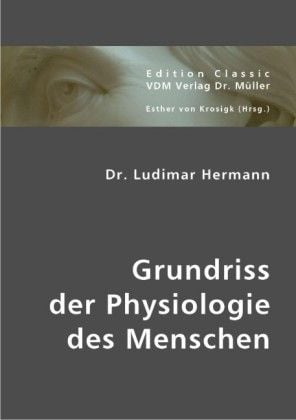 Produktbild: Grundriss der Physiologie des Menschen
