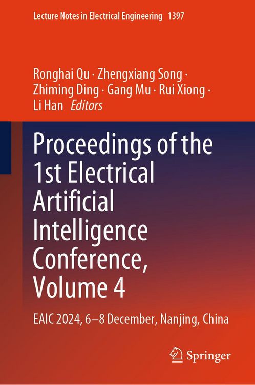 Produktbild: Proceedings of the 1st Electrical Artificial Intelligence Conference, Volume 4