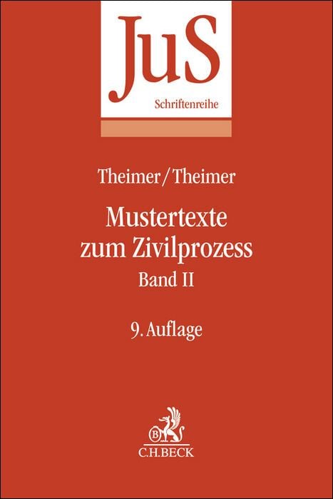 Produktbild: Mustertexte zum Zivilprozess Band II: Besondere Verfahren erster und zweiter Instanz, Relationstechnik