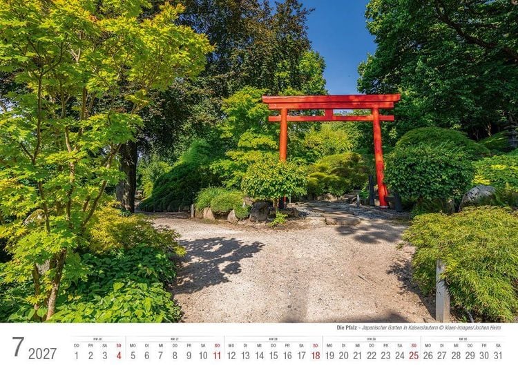 Produktbild: Die Pfalz 2027 Bildkalender A4 quer, spiralgebunden