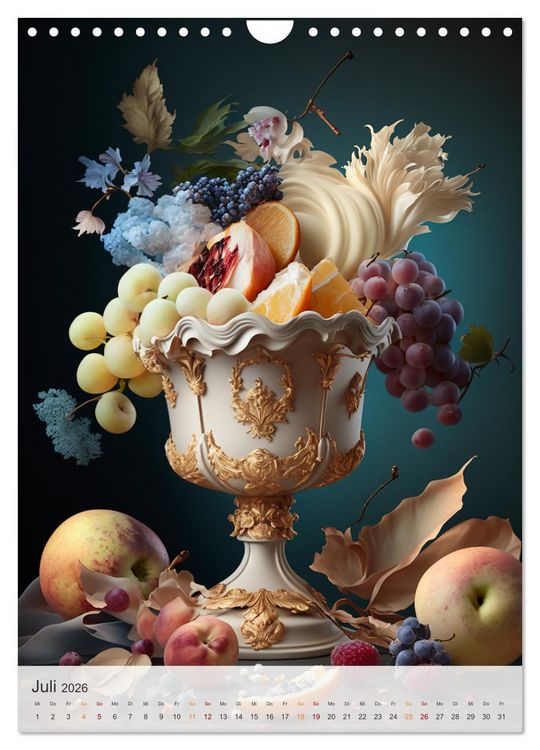 Produktbild: Fantasie Eiskreationen (Wandkalender 2026 DIN A4 hoch), CALVENDO Monatskalender