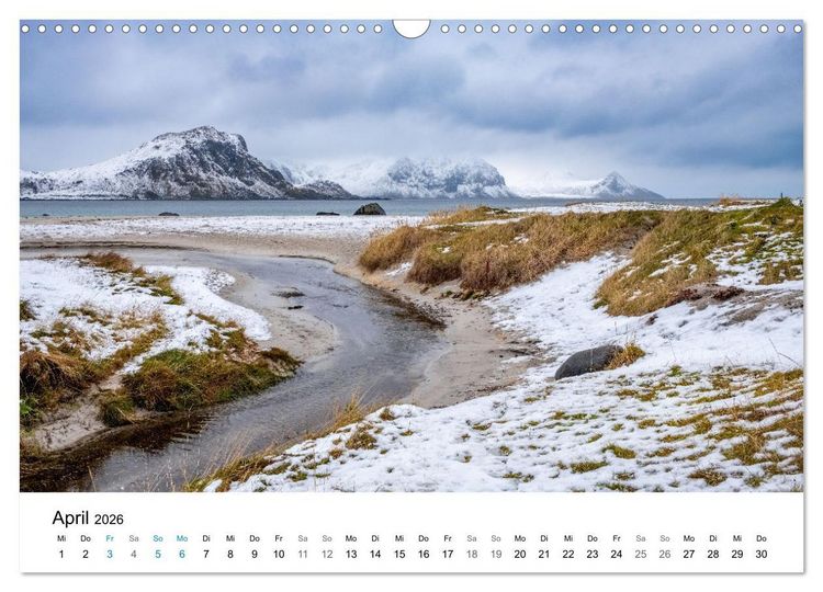 Produktbild: NORWEGEN - EINE ATEMBERAUBENDE SCH&Ouml;NHEIT (Wandkalender 2026 DIN A3 quer), CALVENDO Monatskalender