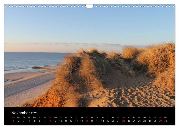 Produktbild: Sylt 2026 (Wandkalender 2026 DIN A3 quer), CALVENDO Monatskalender