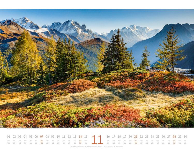 Produktbild: Naturparadies Alpen Kalender 2027
