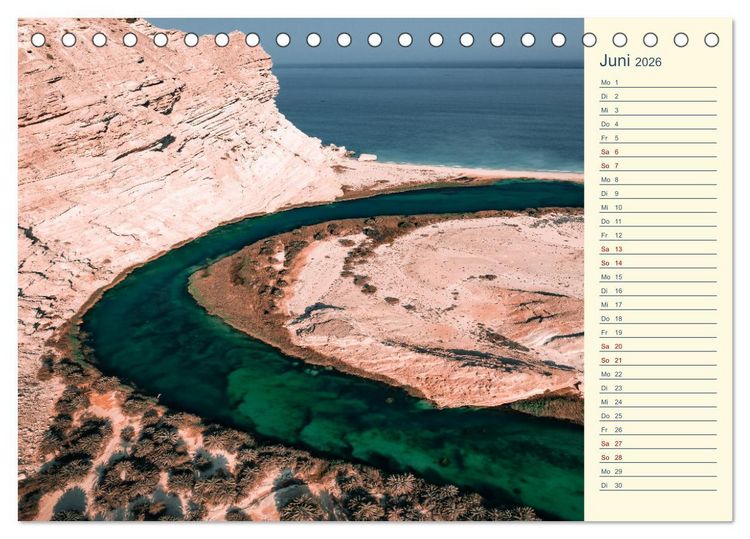 Produktbild: Oman - Unvergessliche Momente (Tischkalender 2026 DIN A5 quer), CALVENDO Monatskalender