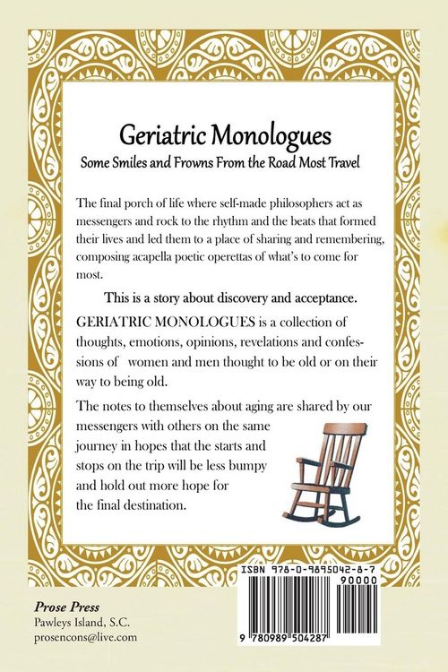 Produktbild: Geriatric Monologues