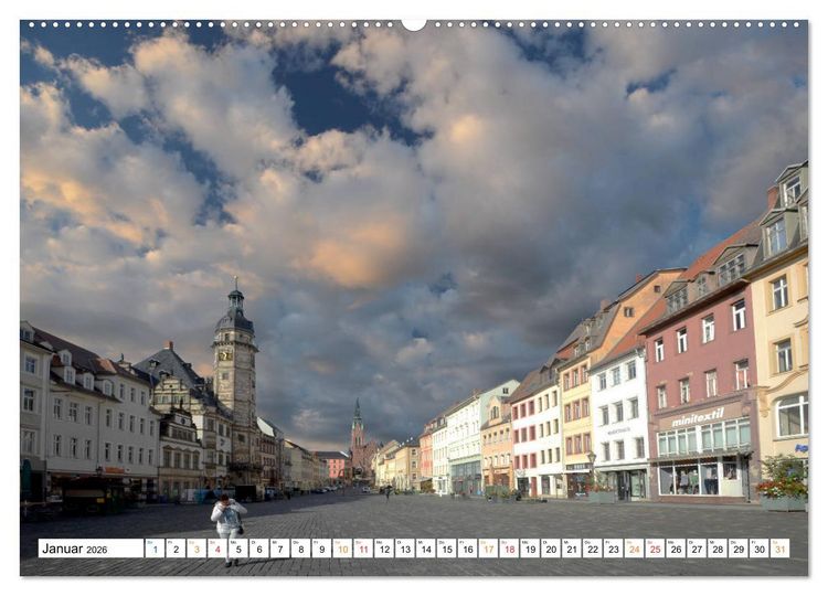 Produktbild: Altenburg, die Stadt des Skat-Spiels (hochwertiger Premium Wandkalender 2026 DIN A2 quer), Kunstdruck in Hochglanz