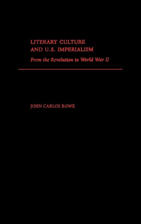Produktbild: Literary Culture and U.S. Imperialism