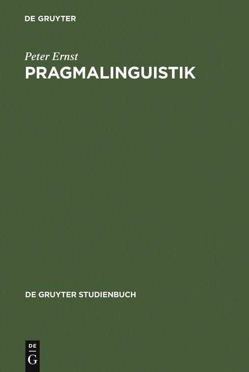 Bild vom Artikel Pragmalinguistik vom Autor Peter Ernst