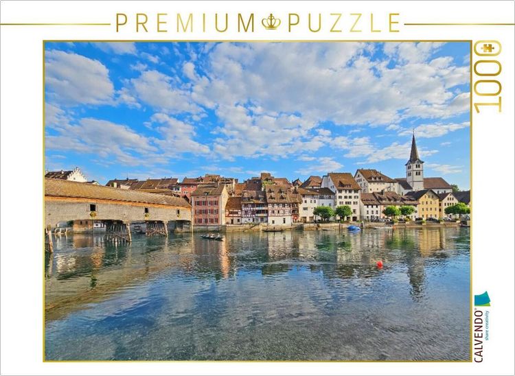 Produktbild: CALVENDO Puzzle Gailingen am Hochrhein | 1000 Teile Lege-Gr&ouml;&szlig;e 64x48cm Foto-Puzzle f&uuml;r gl&uuml;ckliche Stunden