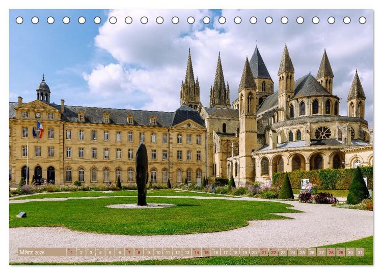 Produktbild: Normandie. Poesie in Frankreichs Norden (Tischkalender 2026 DIN A5 quer), CALVENDO Monatskalender