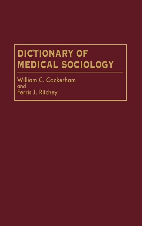 Produktbild: Dictionary of Medical Sociology
