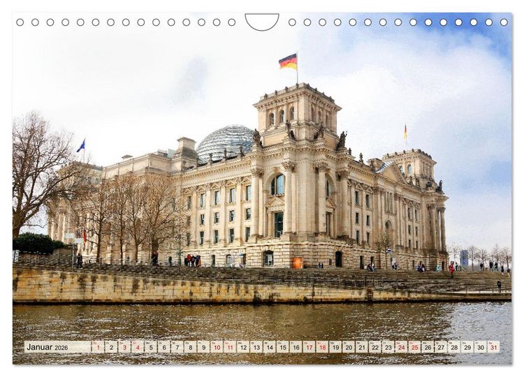 Produktbild: Reise durch Ostdeutschland (Wandkalender 2026 DIN A4 quer), CALVENDO Monatskalender