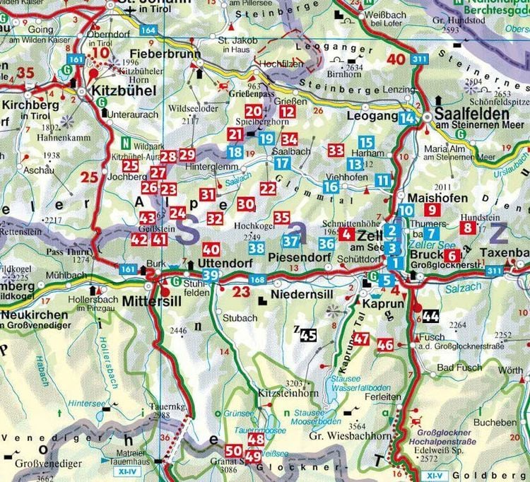 Produktbild: ROTHER Wanderf&uuml;hrer Pinzgau. 50 Touren rund um Saalbach-Hinterglemm, Mittersill, Kaprun und Zell am See