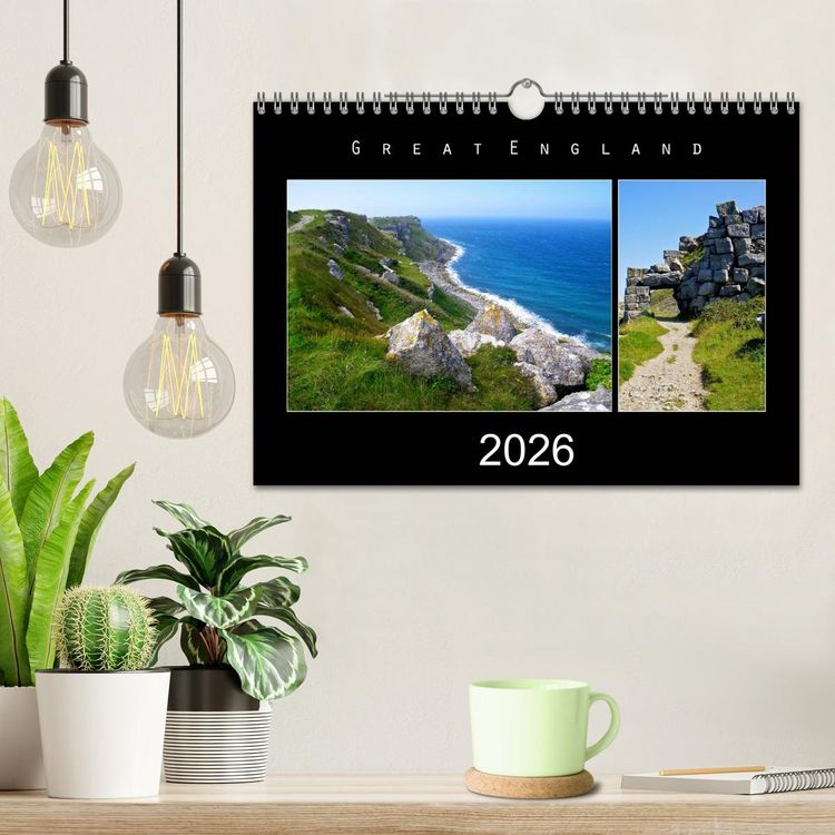 Produktbild: Great England 2026 (Wandkalender 2026 DIN A4 quer), CALVENDO Monatskalender