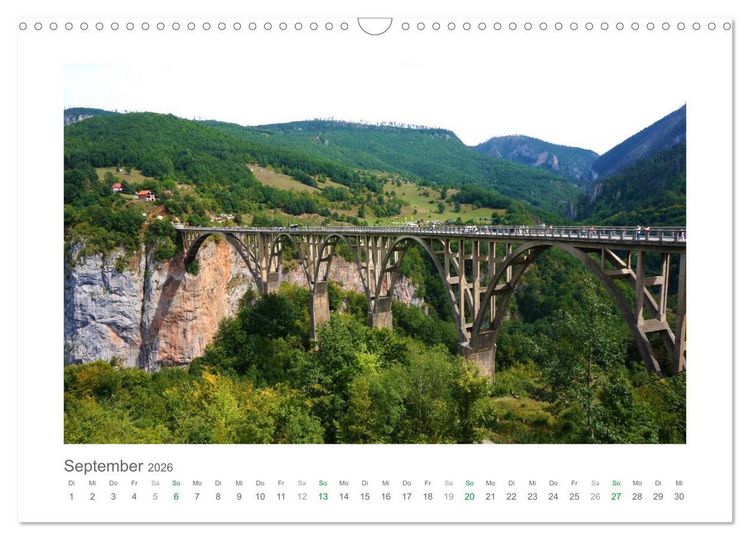 Produktbild: Traumhaftes Montenegro - Entdecken Sie die Perle der Adria im S&uuml;den Europas (Wandkalender 2026 DIN A3 quer), CALVENDO Monatskalender