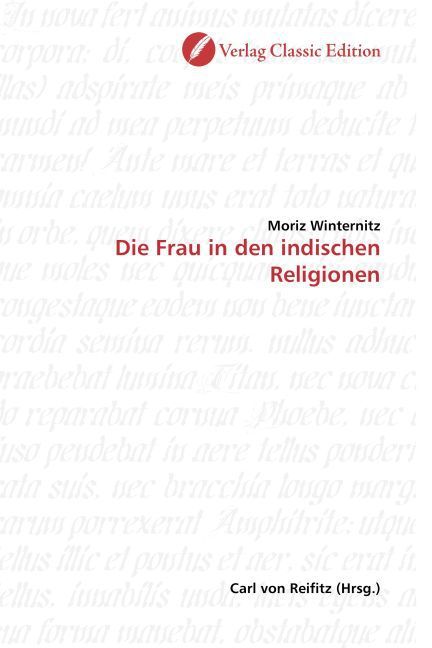 Produktbild: Winternitz, M: Die Frau in den indischen Religionen