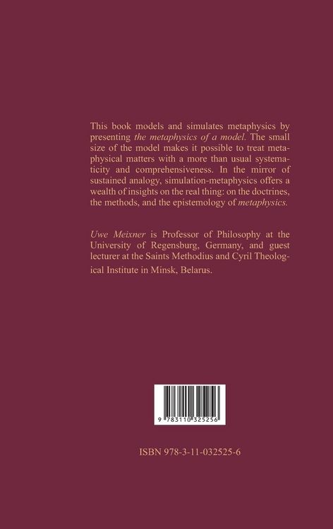 Produktbild: Modelling Metaphysics