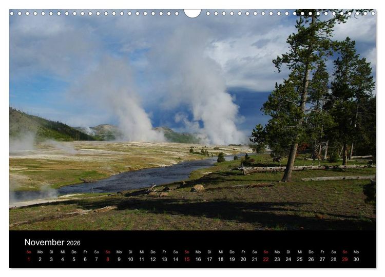 Produktbild: Wyoming! (Wandkalender 2026 DIN A3 quer), CALVENDO Monatskalender