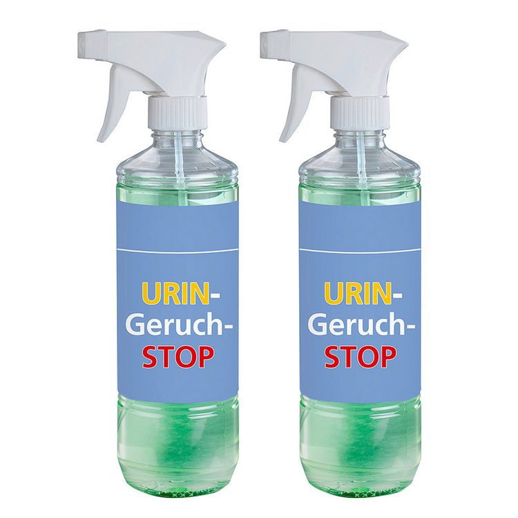Produktbild: Urin-Geruch-Stopp Mensch, 2er Set , 2 x 500 ml Geruchsentferner
