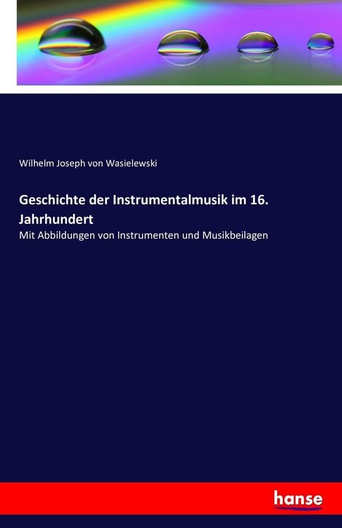 Produktbild: Geschichte der Instrumentalmusik im 16. Jahrhundert