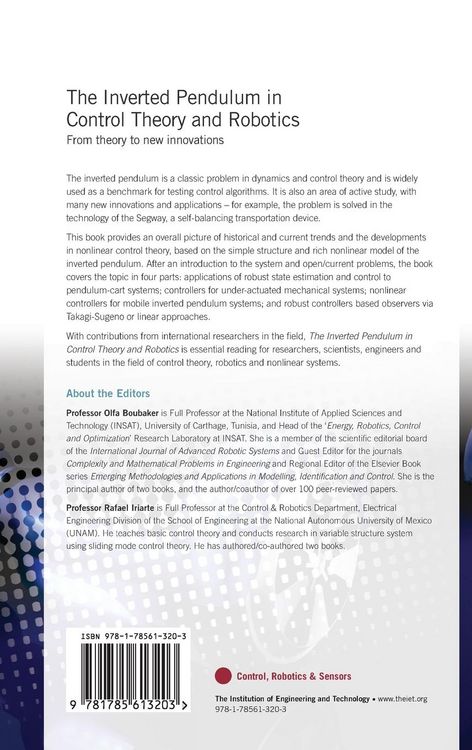 Produktbild: The Inverted Pendulum in Control Theory and Robotics: From Theory to New Innovations