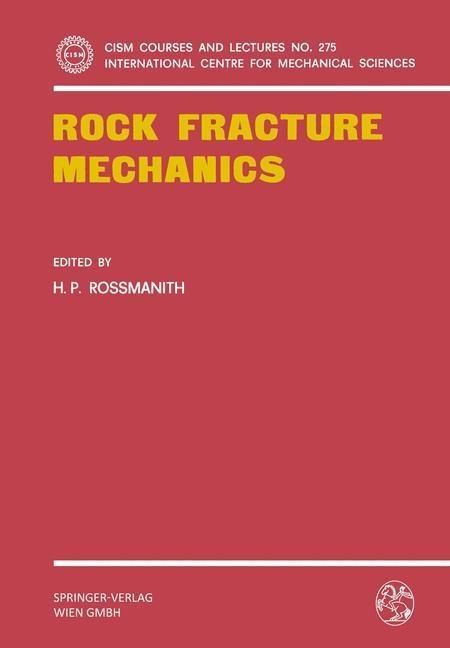 Produktbild: Rock Fracture Mechanics