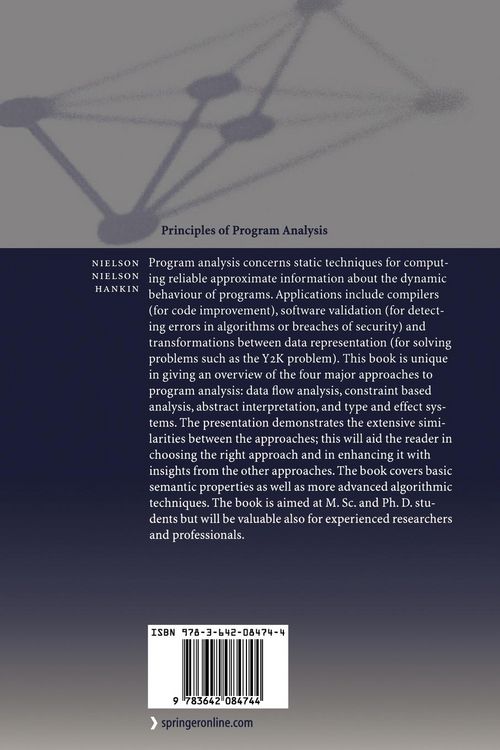 Produktbild: Principles of Program Analysis