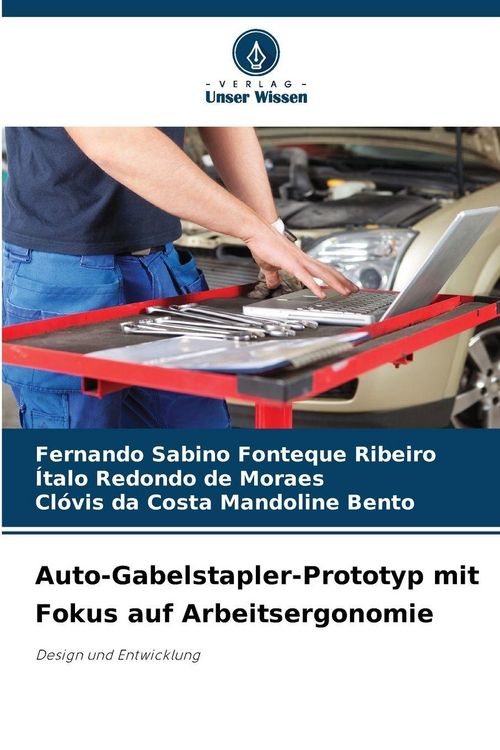 Produktbild: Auto-Gabelstapler-Prototyp mit Fokus auf Arbeitsergonomie