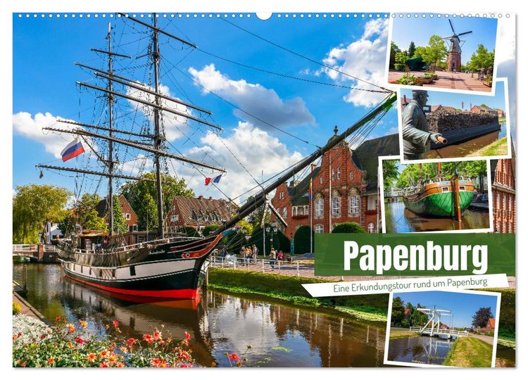 Produktbild: Rund um Papenburg (Wandkalender 2026 DIN A2 quer), CALVENDO Monatskalender
