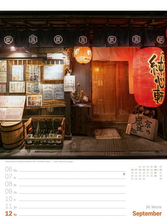 Produktbild: Japan Wochenplaner Kalender 2027 | Das Land der aufgehenden Sonne