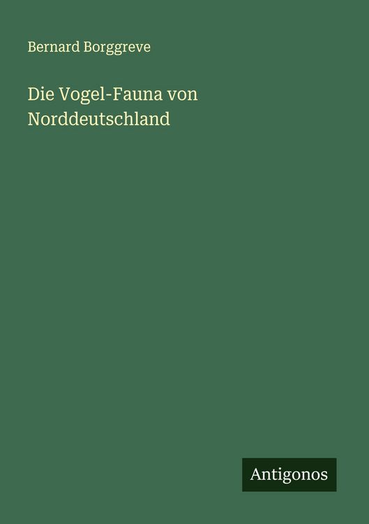Produktbild: Die Vogel-Fauna von Norddeutschland