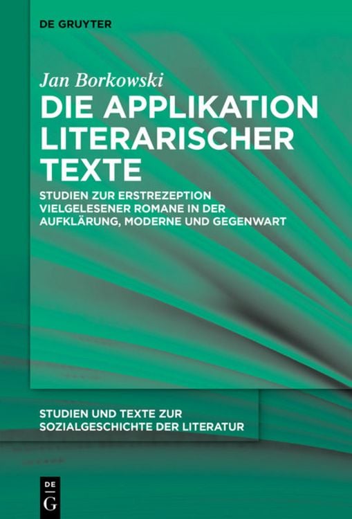 Produktbild: Die Applikation literarischer Texte