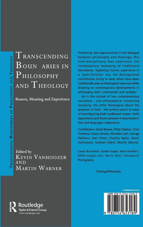 Produktbild: Transcending Boundaries in Philosophy and Theology