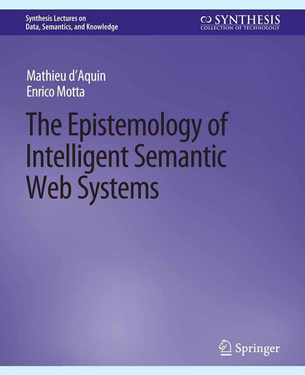 Produktbild: The Epistemology of Intelligent Semantic Web Systems