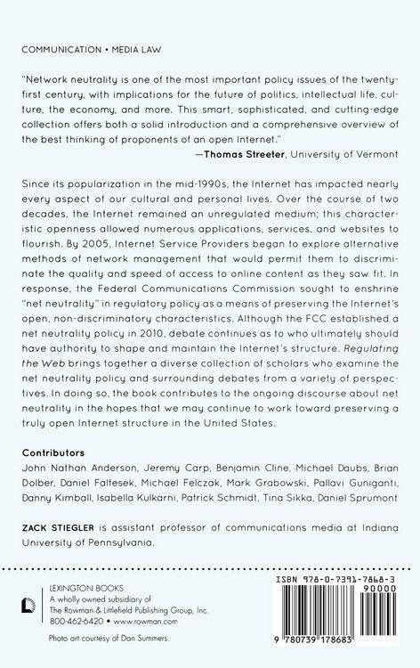 Produktbild: Regulating the Web