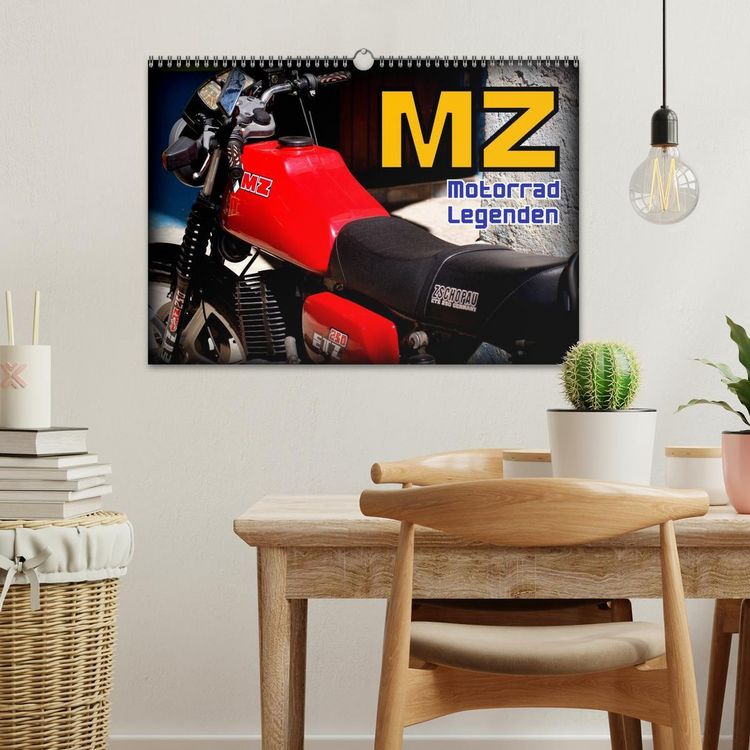 Produktbild: Motorrad-Legenden - MZ (Wandkalender 2026 DIN A3 quer), CALVENDO Monatskalender