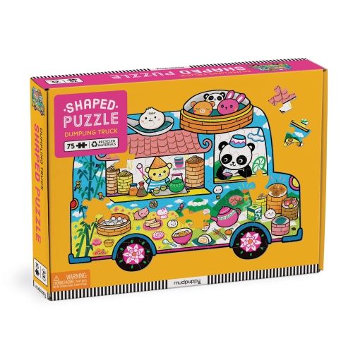 Produktbild: Dumpling Truck 75 Piece Shaped Scene Puzzle