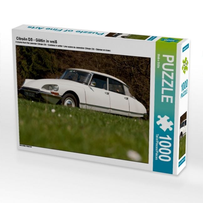 Produktbild: CALVENDO Puzzle Citro&euml;n DS - G&ouml;ttin in wei&szlig; | 1000 Teile Lege-Gr&ouml;&szlig;e 64x48cm Foto-Puzzle f&uuml;r gl&uuml;ckliche Stunden