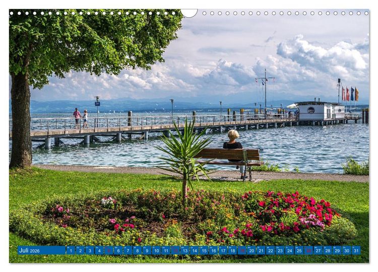 Produktbild: Drei L&auml;nder ein See - Bodensee (Wandkalender 2026 DIN A3 quer), CALVENDO Monatskalender