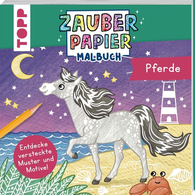 Produktbild: Zauberpapier Malbuch Pferde